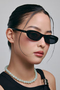 Kennedy Oval Sunglasses | Black