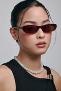Kennedy Oval Sunglasses | Brown