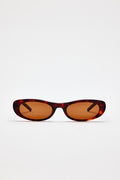 Kennedy Oval Sunglasses | Brown