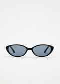 Drew Two-tone Tinted Sunglasses | Black & Blue