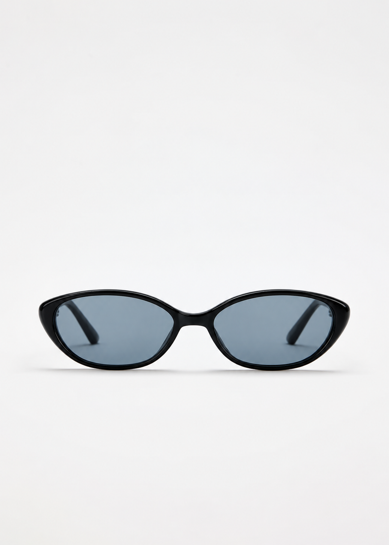 Drew Two-tone Tinted Sunglasses | Black & Blue