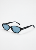 Drew Two-tone Tinted Sunglasses | Black & Blue